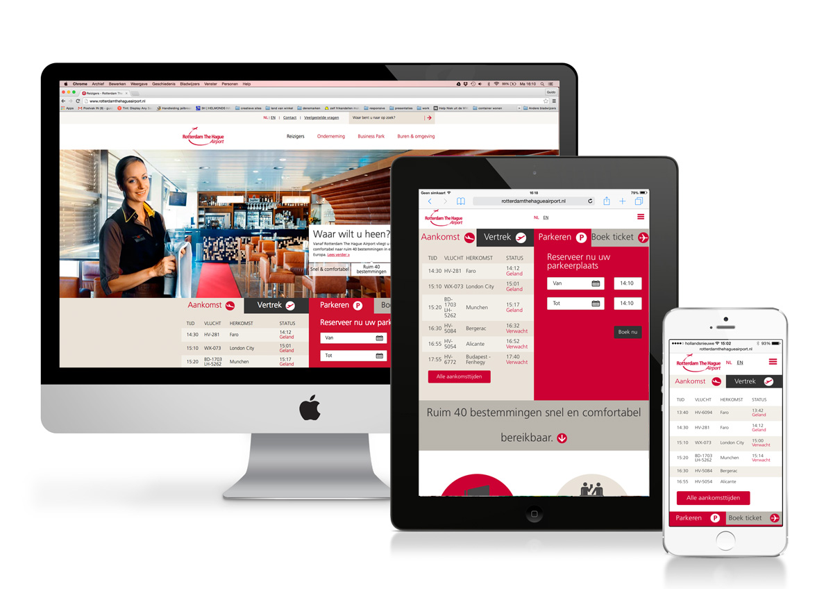 rotterdam the hague airport devices