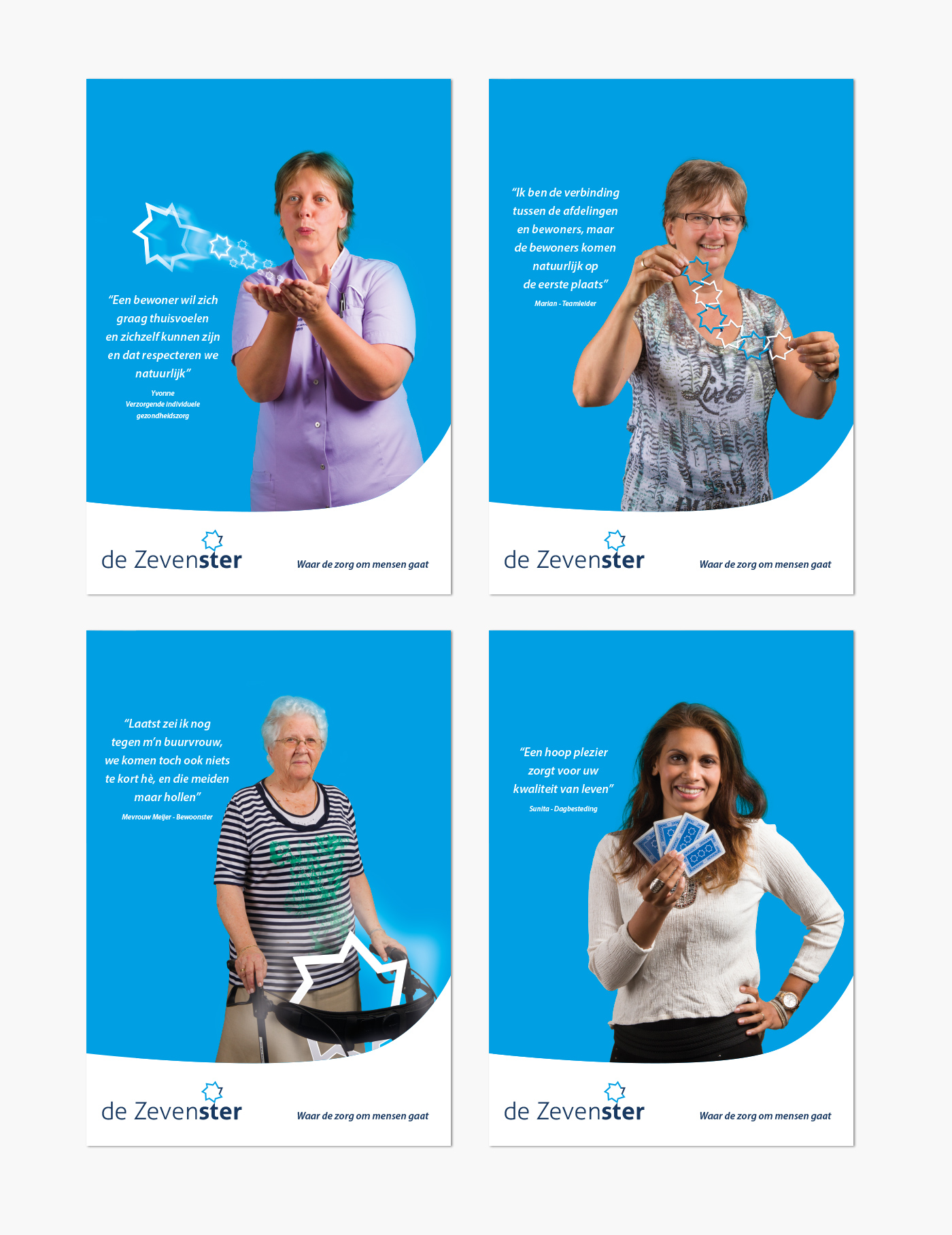 Grafische vormgeving posters de zevenster