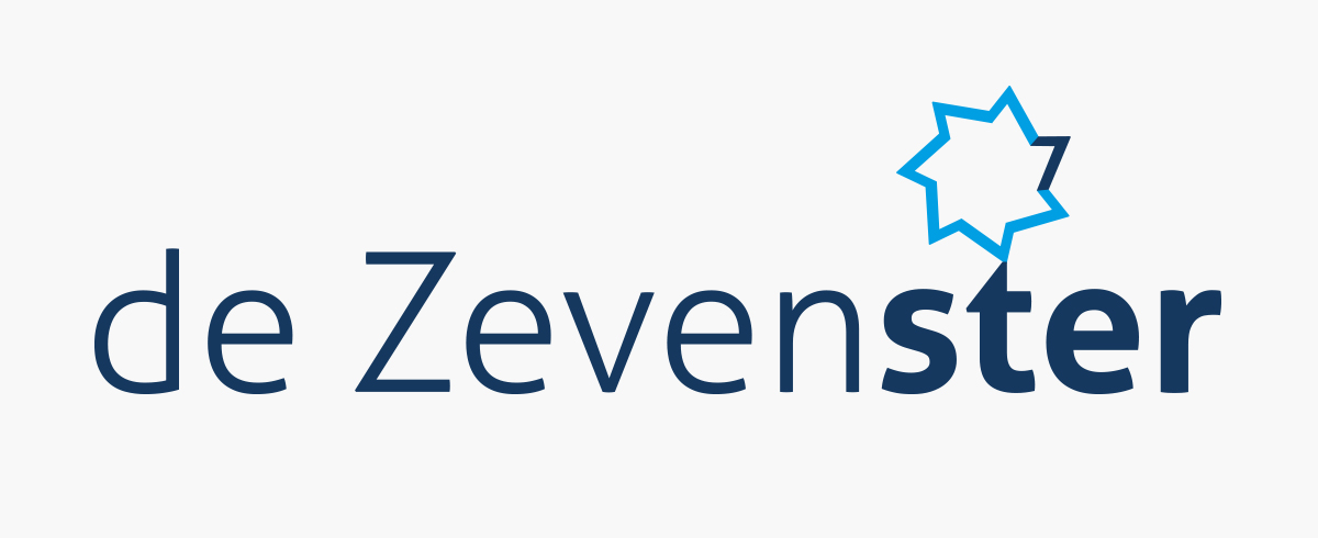 Branding logo van de zevenster