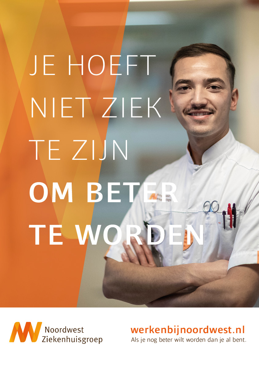 Grafische vormgeving poster Noordwest ziekenhuis