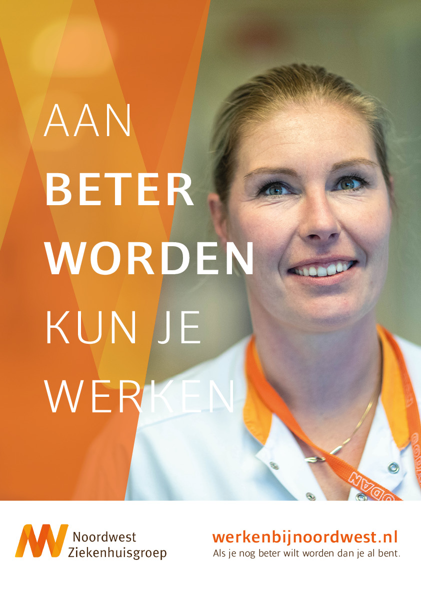Grafische vormgeving poster Noordwest ziekenhuis