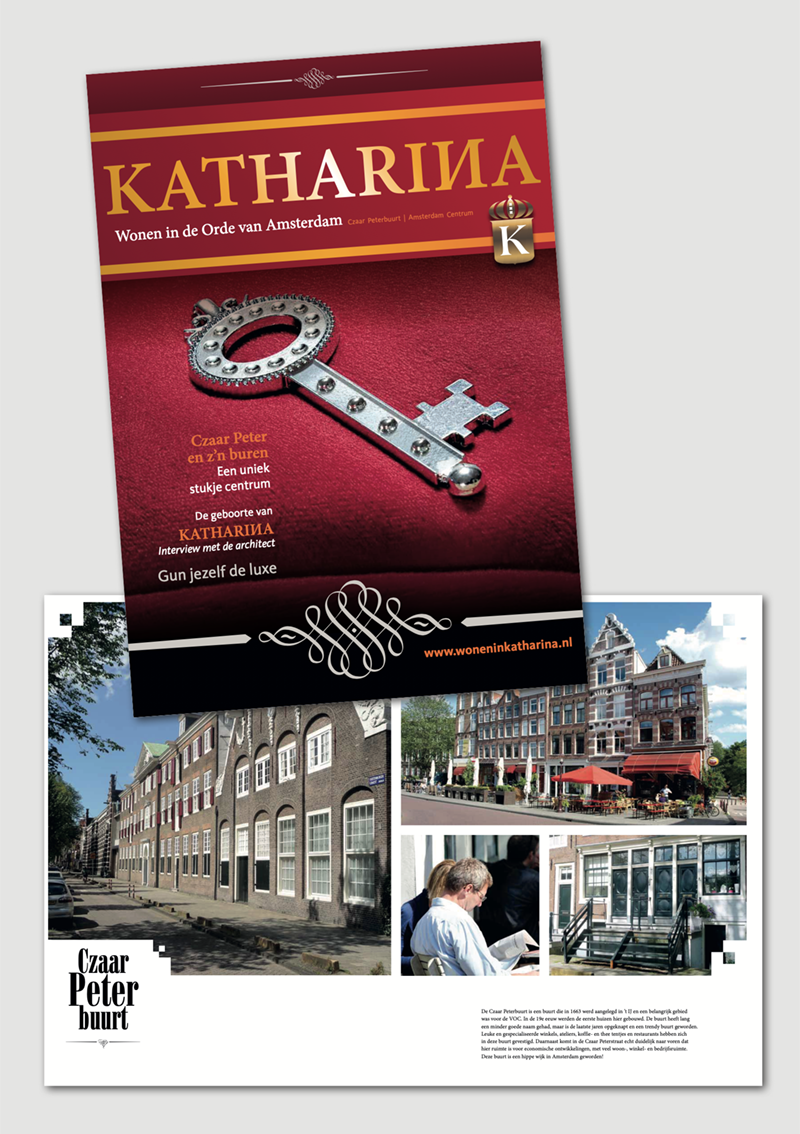 Grafische vormgeving brochure vastgoed