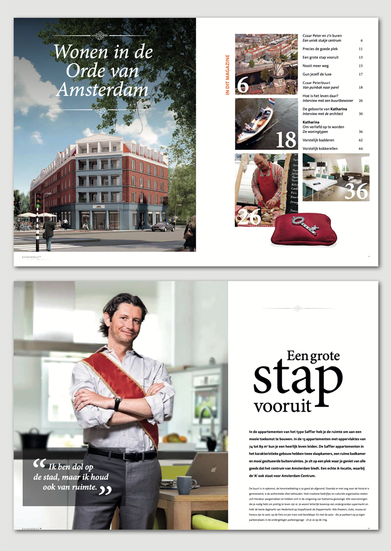 Grafische vormgeving brochure vastgoed