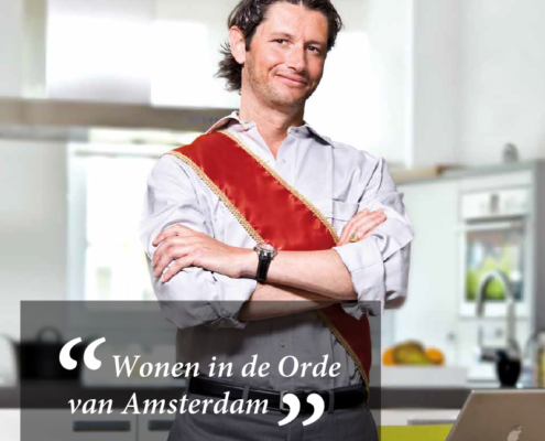 Creatief communicatie concept vastgoed