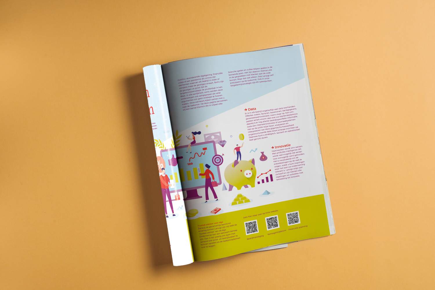 Grafische vormgeving brochures Lansigt