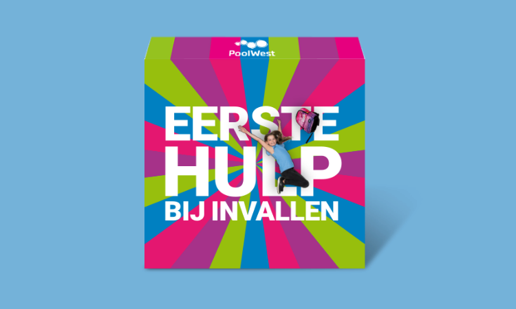 Grafische vormgeving doos Poolwest