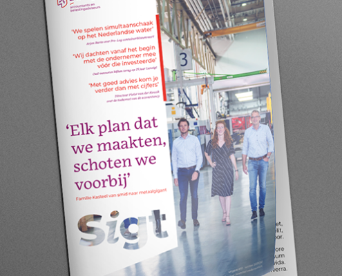 Grafische vormgeving brochures Lansigt